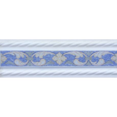 FAIXA-CERAMICA-IMPORTADA-ARABESCO-AZUL-BORDA-RELEVO-11X316