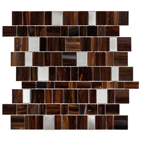 PASTILHA-GLASS-MOSAIC-CR1573-CARAVAGGIO-MARROM-265X31 PASTILHA-GLASS-MOSAIC-CR1573-CARAVAGGIO-MARROM-265X31