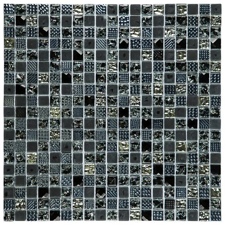 PASTILHA-GLASS-MOSAIC-D1012-DIAMOND-PRETO-31X31