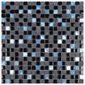 PASTILHA-GLASS-MOSAIC-GS200-GLASS-STONE-PRETA-METAL-AZULADO-31X31