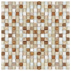 PASTILHA-GLASS-MOSAIC-GS206-GLASS-STONE-BEGE-COM-DESENHO-31X31