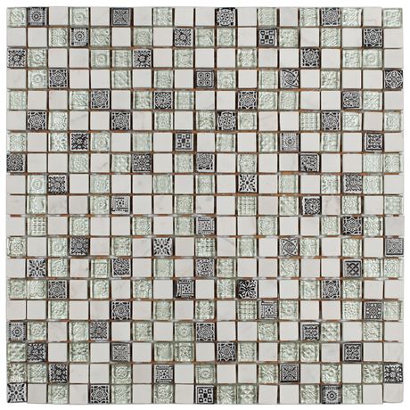 PASTILHA-GLASS-MOSAIC-GS551-GLASS-STONE-BRANCO--31X31 PASTILHA-GLASS-MOSAIC-GS551-GLASS-STONE-BRANCO--31X31