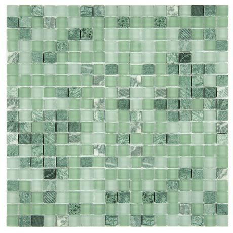 PASTILHA-GLASS-MOSAIC-GS903-GLASS-STONE-VERDE-ESCURO-31X31 PASTILHA-GLASS-MOSAIC-GS903-GLASS-STONE-VERDE-ESCURO-31X31