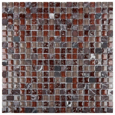 PASTILHA-GLASS-MOSAIC-GS905-GLASS-STONE-VINHO-CRAQUELADO-31X31 PASTILHA-GLASS-MOSAIC-GS905-GLASS-STONE-VINHO-CRAQUELADO-31X31