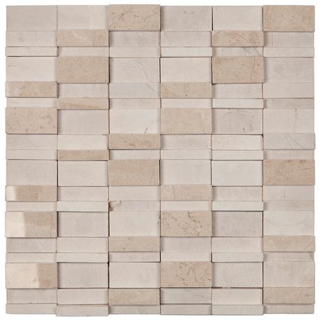PASTILHA-GLASS-MOSAIC-MR02-MARMORE-CREMA-MARFIL-POLIDO-MATTE-305X305