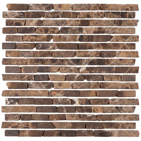 PASTILHA-GLASS-MOSAIC-MR11-MARMORE-MARROM-IMPERADOR-MATTE-305X305
