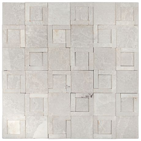 PASTILHA-GLASS-MOSAIC-MR31-MARMORE-BRANCO-ESPECIAL-305X305