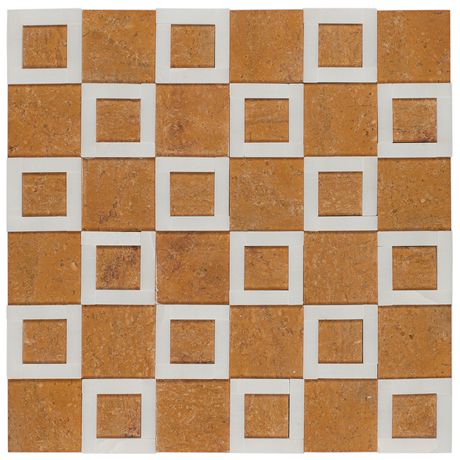 PASTILHA-GLASS-MOSAIC-MR33-MARMORE-BRANCO-ESPECIAL-WOOD-YELLOW-305X305