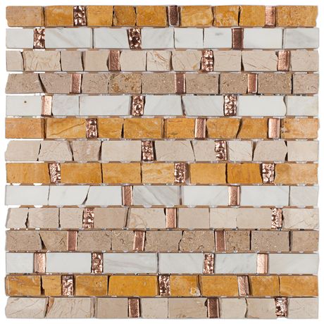 PASTILHA-GLASS-MOSAIC-MR46-MARMORE-TRAVERTINO-CREMA-MARFIL-AJAX-PEARL-CREAM-VIDRO-305X305
