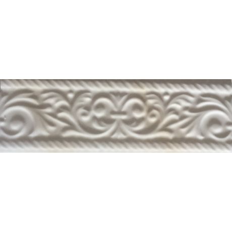 FAIXA-CERAMICA-IMPORTADA-RELEVO-ARABESCO-MARMORIZADA-PEROLA-106X316 FAIXA-CERAMICA-IMPORTADA-RELEVO-ARABESCO-MARMORIZADA-PEROLA-106X316