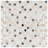 PASTILHA-GLASS-MOSAIC-SMG101-SLIM-BRANCO-BEGE-COM-INOX-305X305