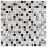 PASTILHA-GLASS-MOSAIC-SMG102-SLIM-BRANCO-PRETO-CINZA-COM-INOX-305X305