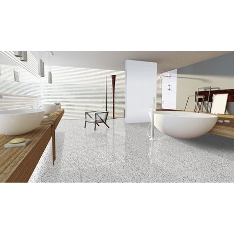 Porcelanato-Delta-Pedra-Ceppo-White-Polido-52x52 Porcelanato-Delta-Pedra-Ceppo-White-Polido-52x52
