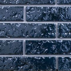 Revestimento-Ceramico-Gail-Vintage-Brick-Azul-Cobalto-Intenso-Brilhante-240x54x14mm