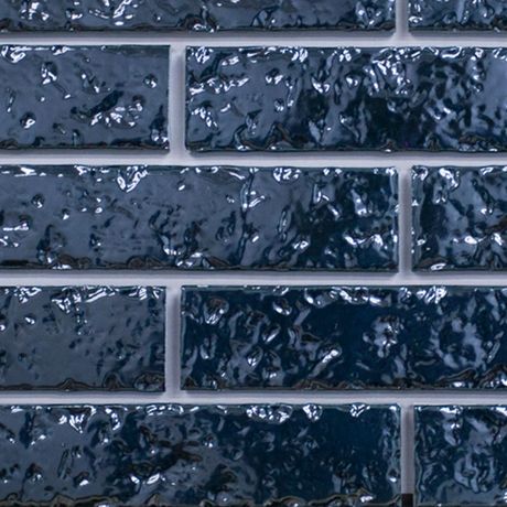 Revestimento-Ceramico-Gail-Vintage-Brick-Azul-Cobalto-Intenso-Brilhante-240x54x14mm
