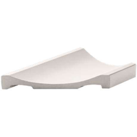 Canaleta-Ceramica-Gail-Piscina-Canto-45-graus-Direito-Branco-Brilhante-24090x150x30x11mm