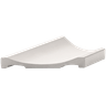 Canaleta-Ceramica-Gail-Piscina-Canto-45-graus-Direito-Branco-Brilhante-24090x150x30x11mm