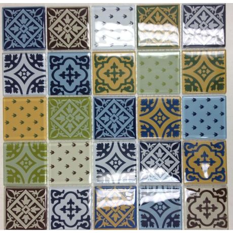 Pastilha-de-Vidro-Van-Gogh-Patchwork-Ladrilho-Malta-31x31