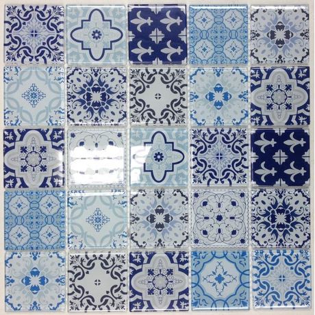 Pastilha-de-Vidro-Van-Gogh-Patchwork-Ladrilho-Belem-31x31