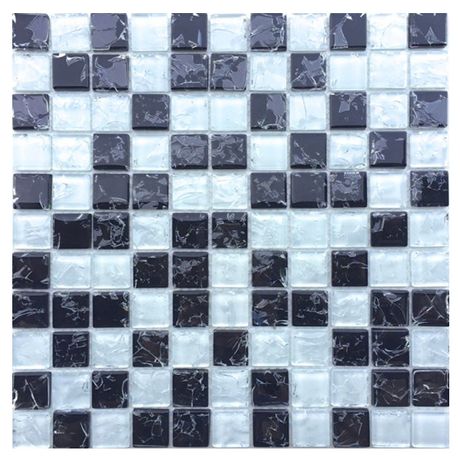 Pastilha-de-Vidro-Van-Gogh-Craquelada-Preto-e-Branco-30x30- Pastilha-de-Vidro-Van-Gogh-Craquelada-Preto-e-Branco-30x30-