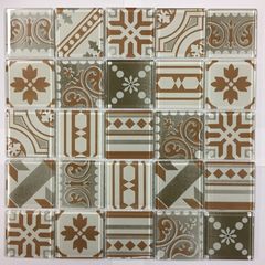 Pastilha-de-Vidro-Van-Gogh-Patchwork-Ladrilho-Terracota-31x31-