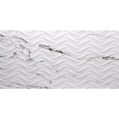 Revestimento-Ceramico-Porto-Ferreira-Wave-Calacata-Black-Brilhante-54X110