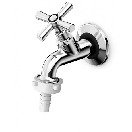 Torneira-de-Parede-para-Tanque-e-Jardim-70-Mm-com-Bico-Uniao-Plastico-Incepa-Linha-Eco-N