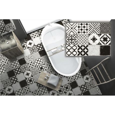 Piso-Ceramico-Gabriella-Hidraulico-HID-90-Kit-12-Pecas-Acetinado-20X20 Piso-Ceramico-Gabriella-Hidraulico-HID-90-Kit-12-Pecas-Acetinado-20X20