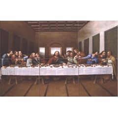 Painel-Gabriella-40X60-Santa-Ceia-Kit-6-Pecas-Brilhante-20X20