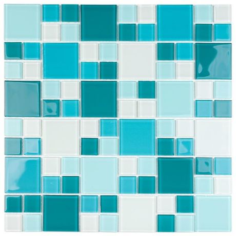 Pastilha-de-Vidro-Glass-Mosaic-Cristal-K2410-Branco-Verde-30x30 Pastilha-de-Vidro-Glass-Mosaic-Cristal-K2410-Branco-Verde-30x30