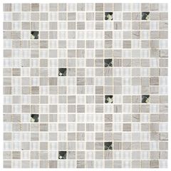 Pastilha-de-Marmore-e-Vidro-Glass-Mosaic-Diamond-D335-Branca-Bege-30x30