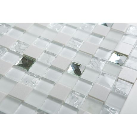 Pastilha-de-Marmore-e-Vidro-Glass-Mosaic-Diamond-D336-Branca-29x29