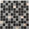 Pastilha-de-Vidro-Glass-Mosaic-Diamond-D338-Preta-29x29