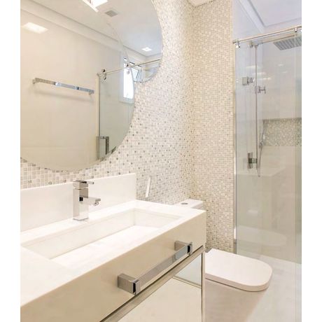 Pastilha-de-Marmore-Vidro-e-Inox-Glass-Mosaic-Glass-Stone-GS110-Branco-30x30- Pastilha-de-Marmore-Vidro-e-Inox-Glass-Mosaic-Glass-Stone-GS110-Branco-30x30-