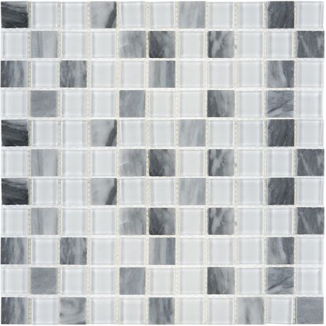 Pastilha-de-Vidro-e-Marmore-Glass-Mosaic-Matisse-MT713-Branco-Cinza-29x29 Pastilha-de-Vidro-e-Marmore-Glass-Mosaic-Matisse-MT713-Branco-Cinza-29x29