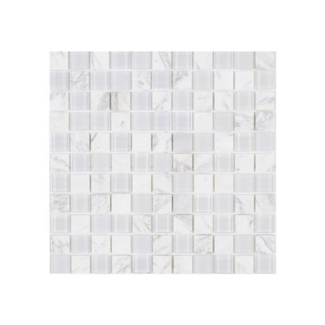 Pastilha-de-Vidro-e-Marmore-Glass-Mosaic-Matisse-MT717-Branca-29x29