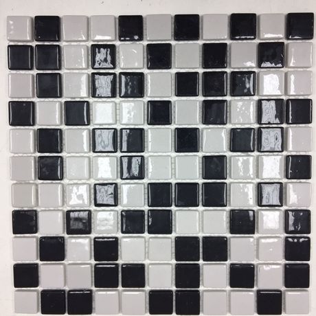 Pastilha-de-Vidro-Van-Gogh-Ecologic-Mescla-Preto-e-Branco-30x30
