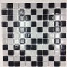 Pastilha-de-Vidro-Van-Gogh-Ecologic-Mescla-Preto-e-Branco-30x30