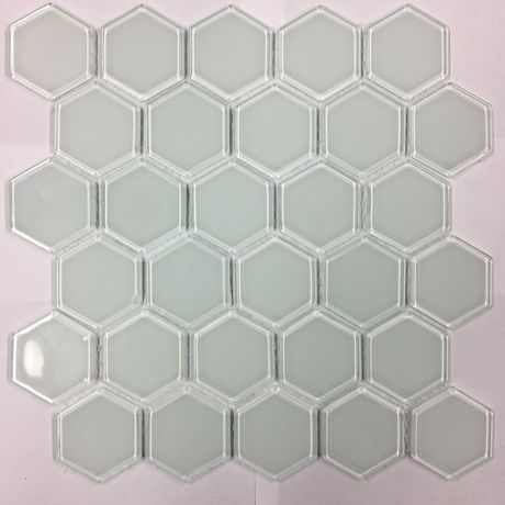 Pastilha-de-Vidro-Van-Gogh-Hexagonal-Branco-Gelo-27x28 Pastilha-de-Vidro-Van-Gogh-Hexagonal-Branco-Gelo-27x28