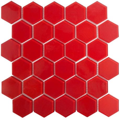 Pastilha-de-Vidro-Van-Gogh-Hexagonal-Vermelho-27x28 Pastilha-de-Vidro-Van-Gogh-Hexagonal-Vermelho-27x28