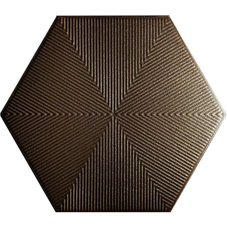Revestimento-Ceramico-Ceral-Hexagonal-Connect-Brown-Brilhante-228