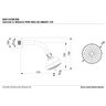 Chuveiro-Celite-Redondo-de-Parede-80mm-com-Braco-Linha-Smart