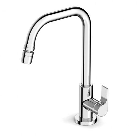 Torneira-Celite-de-Mesa-para-Cozinha-Bica-Alta-Movel-90°-com-Arejador-Articulado-Linha-Master