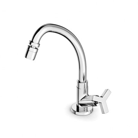 Torneira-Celite-de-Mesa-para-Cozinha-Bica-Alta-Movel-com-Arejador-Articulado-Linha-Up