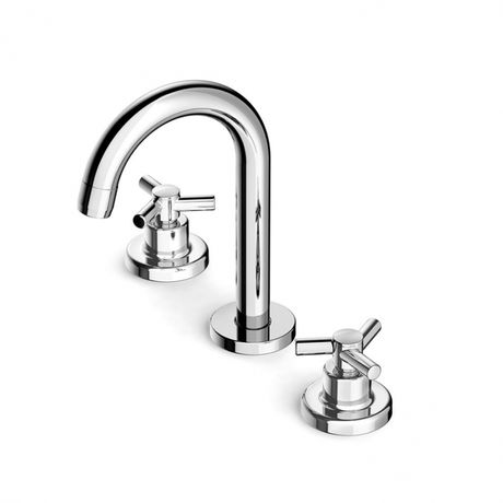 Misturador-Celite-de-Mesa-para-Lavatorio-3-Furos-Bica-Alta-com-Valvula-de-Escoamento-Linha-One