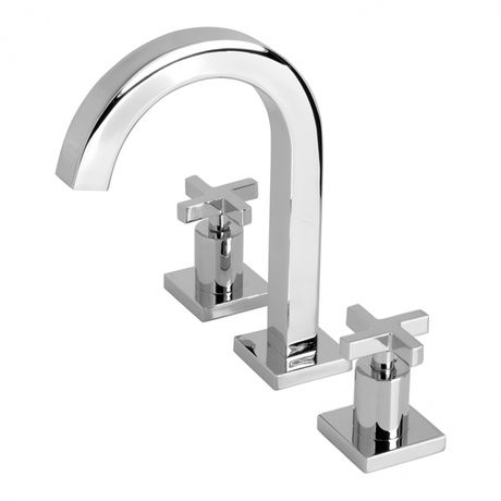 Misturador-Celite-de-Mesa-para-Lavatorio-3-Furos-Bica-Alta-com-Valvula-de-Escoamento-Linha-Lotus