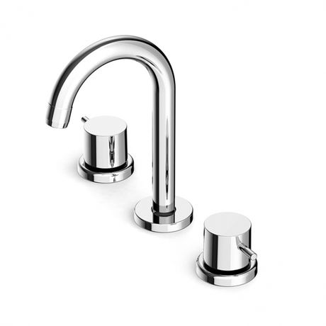 Misturador-Celite-de-Mesa-para-Lavatorio-3-Furos-Bica-Alta-com-Valvula-de-Escoamento-Linha-Basic-