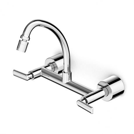 Misturador-Celite-de-Parede-para-Cozinha-Bica-Movel-com-Arejador-Articulado-Linha-Smart-N