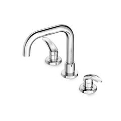 Misturador-Roca-de-Mesa-para-Lavatorio-3-Furos-Bica-Alta-90°-com-Valvula-de-Escoamento-Linha-Nexo