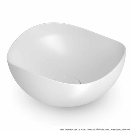 Mini-Cuba-Roca-Oval-Branca-Linha-Ruy-Ohtake Mini-Cuba-Roca-Oval-Branca-Linha-Ruy-Ohtake